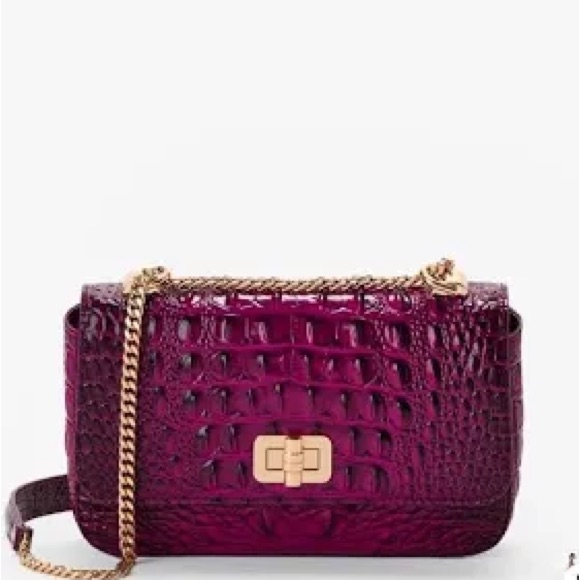 Brahmin Rosa Sugar Plum Melbourne Leather